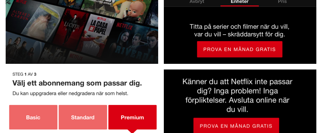 Netflix Mobilsajt
